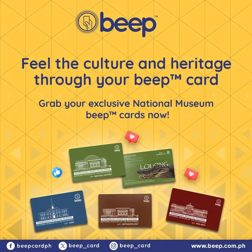 How to get the beep™ special edition National Museum cards