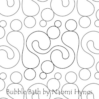 'Bubble Bath' digital quilt pattern designed by Naomi Hynes