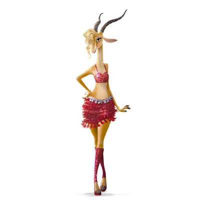 Zootopia Gazelle character voiced by Shakira