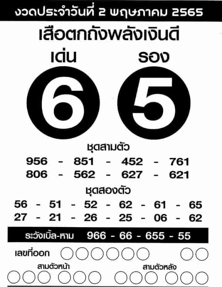 3UP-DOWN VIP PAPER 2-5-20202 : THAILAND LOTTERY SURE NUMBER 2/5/2022