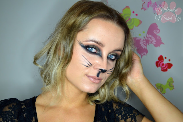 Catwoman halloween make-up