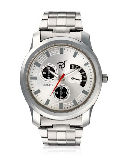 Rico Sordo White Steel Watch for Men