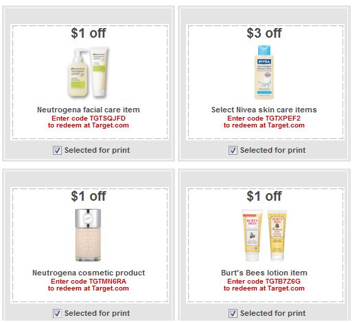 printable coupons for target. Target Printable Coupons
