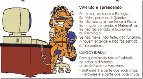 Vivendo e Aprendendo - dica de informatica do Garfield