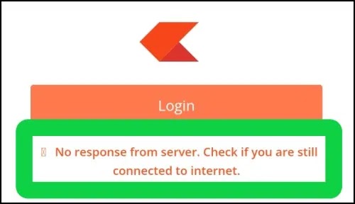 Fix No Response From Server Problem Solved on Coin By Zerodha
