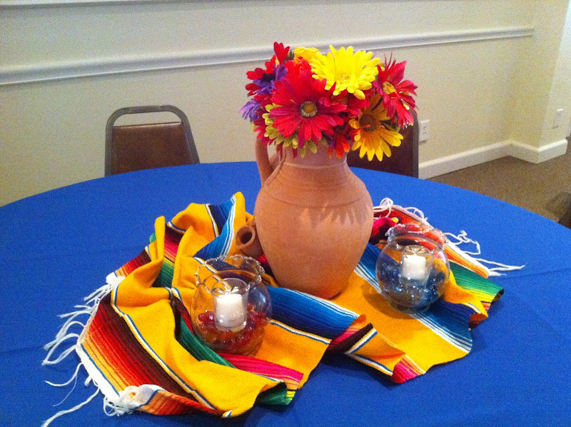 pinterest flower pot ideas Mexican Party Table Decorations | 800 x 598