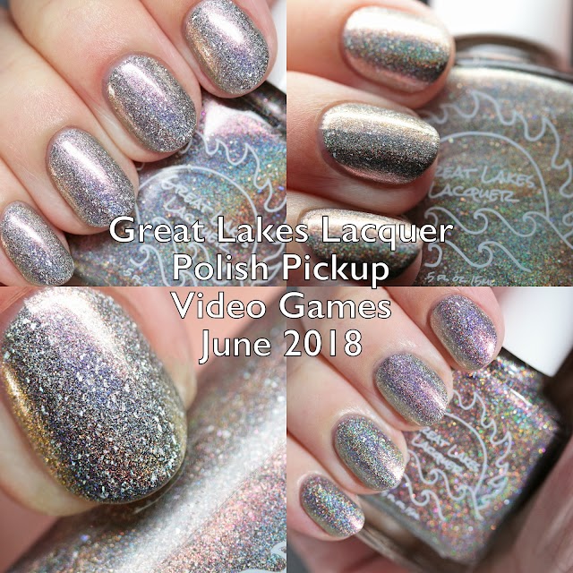 Great Lakes Lacquer Polish Pickup Video Games June 2018 Swatches and Review