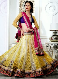 Embroidered Lehenga Designs 