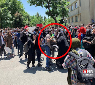Stor protester mot regimen började idag från iranska universitet 