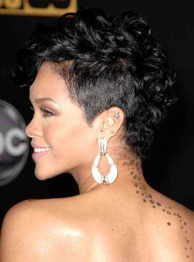 ... Black Hairstyles : Short black hairstyles, Mohawk, Funky, Cornrows for