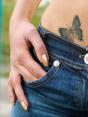 hip tattoos for girls. Heart Tattoos On Hip For Girls