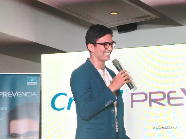 Tom Rodriguez shares vision of perfect eye health with Crizal Prevencia