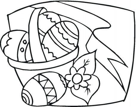 Easter Coloring Pages on Free Coloring Pages  Easter Eggs Coloring Page