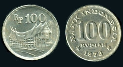 Uang Koin 100 Rupiah 1973