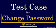 Test Cases For Change Password 