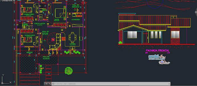 Housing buildings Dwg  