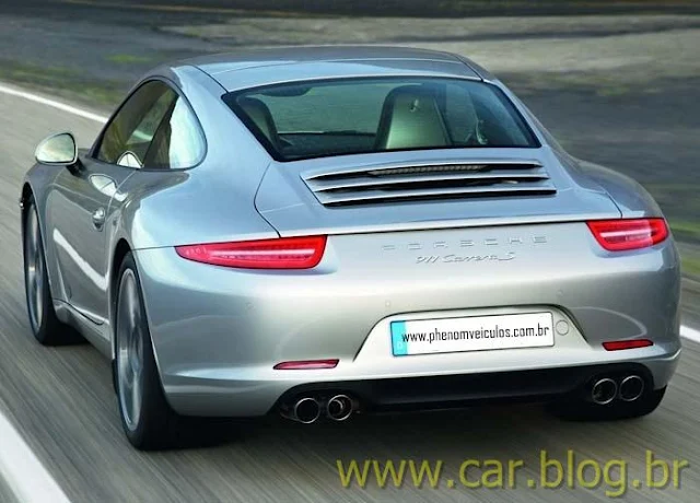 Novo Porsche 911 Carrera 2012 - traseira