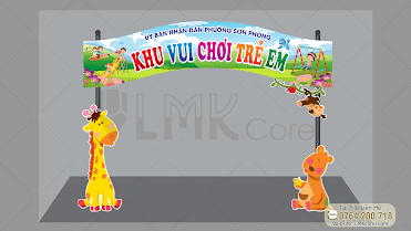 Cổng khu vui chơi trẻ em | LMKcorel