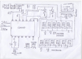 how to build a 2KVA inverter circuit diagram 2000 watt 