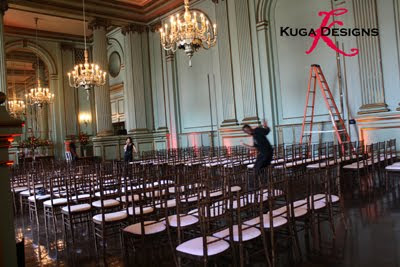 Wedding Venues  Francisco on Kuga Designs  Pink Wedding In A Green Room