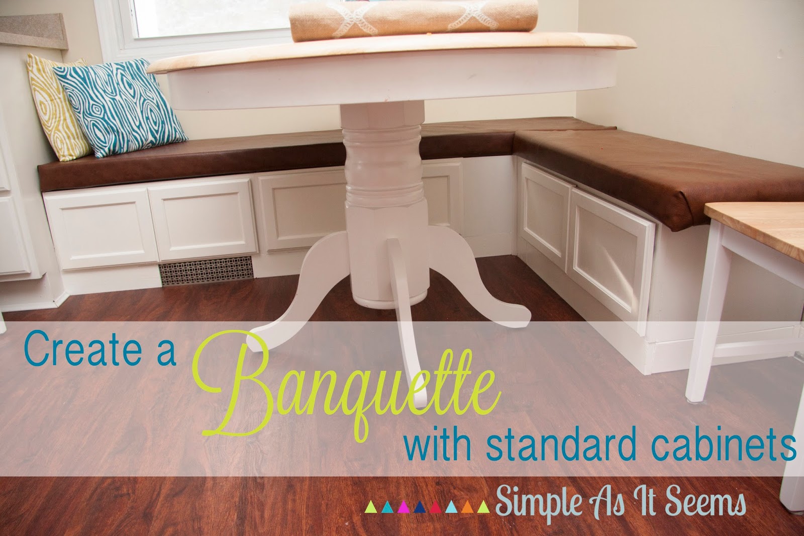 Simple As It Seems: DIY Kitchen Banquette Seating from ...