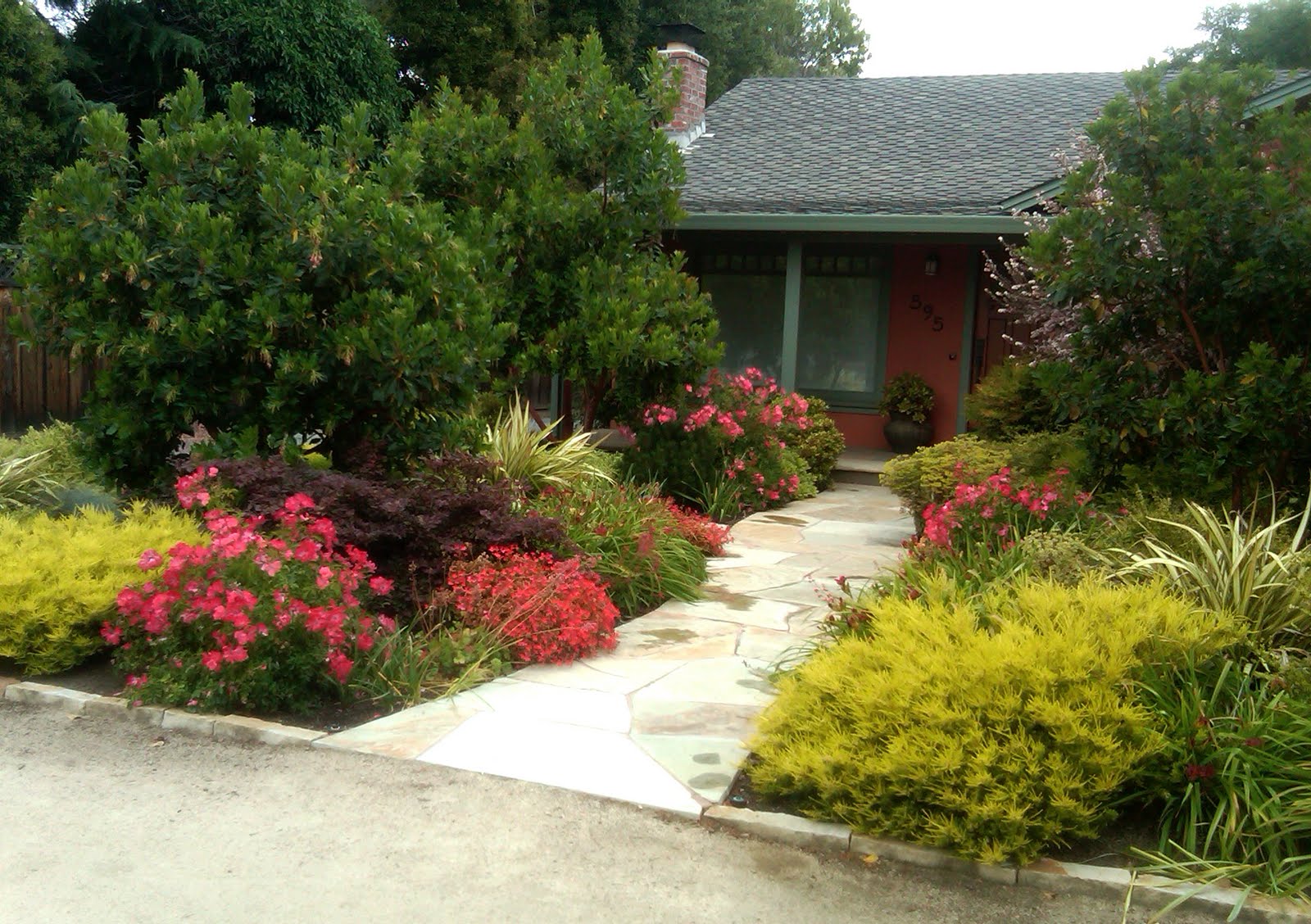 You could have a vibrant, colorful front garden that the whole 