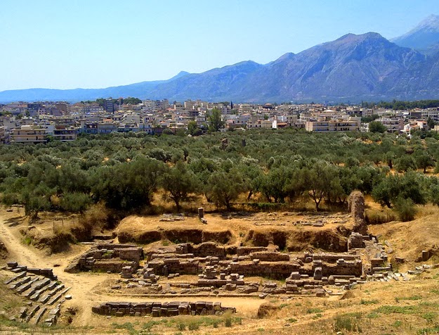 41. This WAS Sparta. (The ruins of ancient Sparta with modern Sparta in the background.) - 49 Reasons To Love Hellas (Greece)