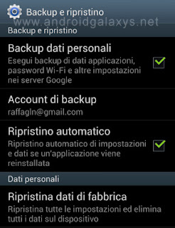 factory data reset on galaxy s3