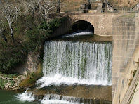 Detall del canal i reclosa de l'Ametlla de Merola