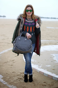 Gamp parka, Givenchy Nightingale bag, Numph Lea sweater, Fashion and Cookies, fashion blogger
