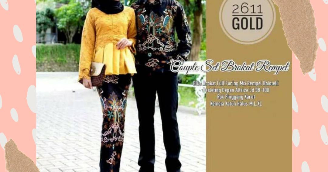 Batikcouple Store Model  Baju Kebaya Batik  Couple  Sarimbit 