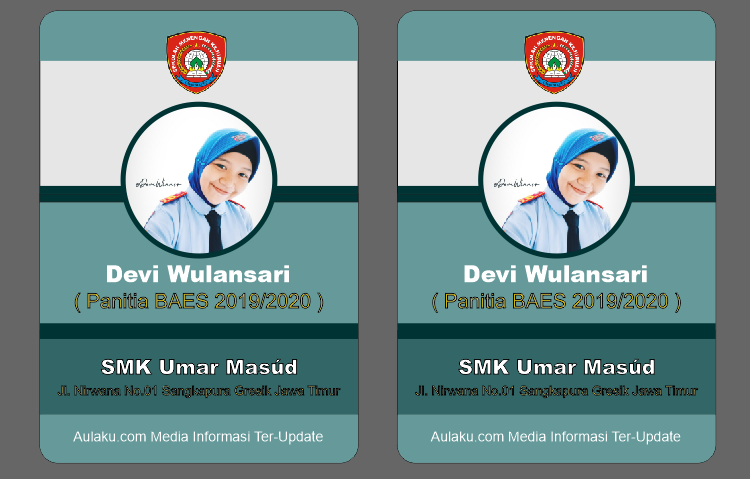 Tutorial Membuat Desain  ID  Card  Dengan Menggunakan 