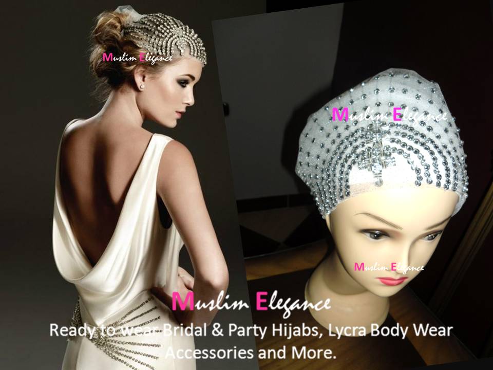 I just want to show you my new creation a beaded head band for brides