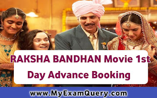 Raksha Bandhan 1st Day Advance Booking