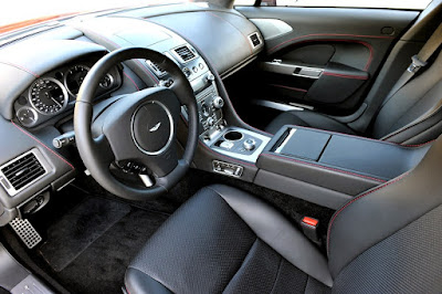 Interior del Aston Martin Rapid E Concept