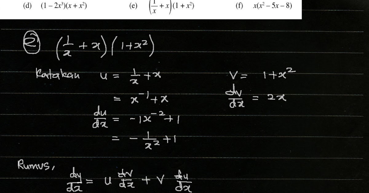 Cikgu Azman - Bukit Jalil: Matematik Tambahan Pembezaan 