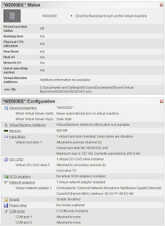 Virtual machine Status