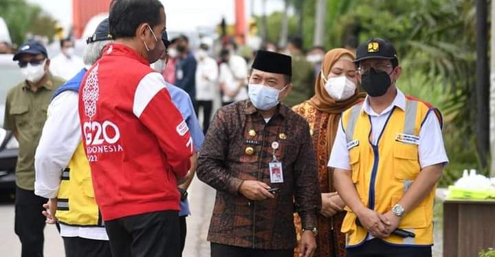 Gubernur Al Haris Dampingi Kunker Presiden Jokowi di Jambi