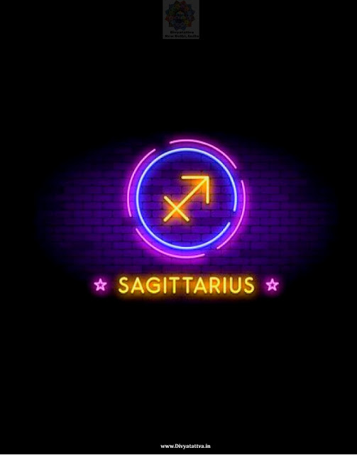 Sagittarius neon image 4k HD