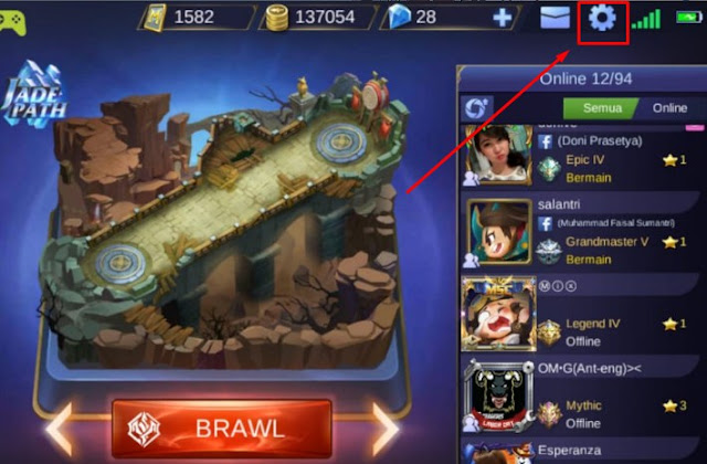 pengaturan mobile legend