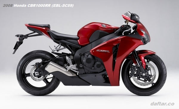 2008 Honda CBR1000RR EBL-SC59 Red