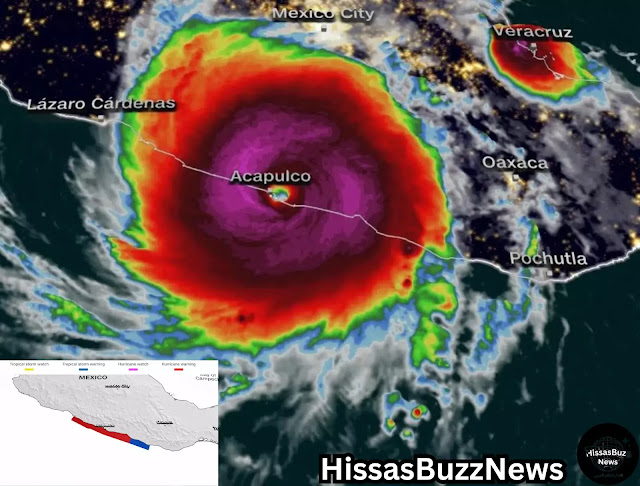 “Unprecedented Category 5 Threat: Hurricane Otis hits Mexico hard!”
