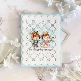 Sunny Studio Stamps: Enchanted Frilly Frame Dies Fairy tale Themed Everyday Cards by Nicky Meek