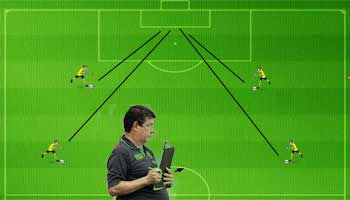 Bola diagonal com joel no bola soccer