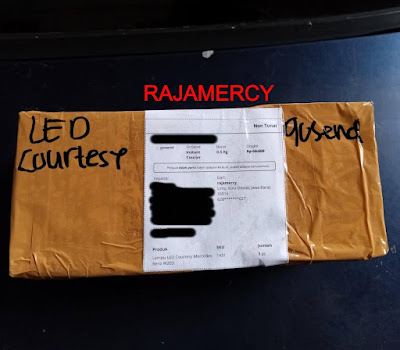 Packaging Lampu LED Courtesy Bisa Dikirim ke Seluruh Indonesia