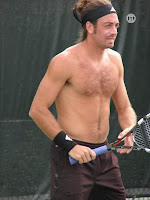Nicolas Massu Shirtless on Miami Open