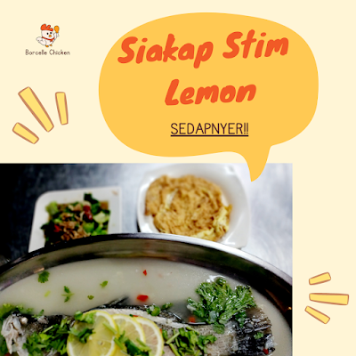 Siakap Stim Lemon Pembuka Selera