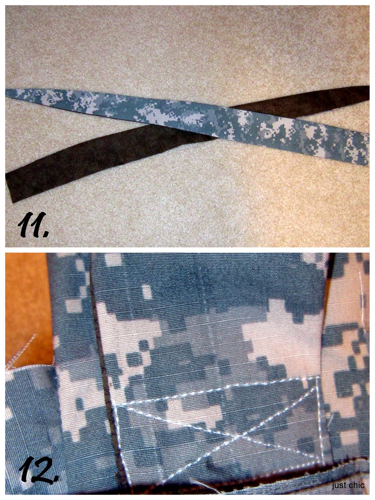 Military Shoulder Bag Tutorial