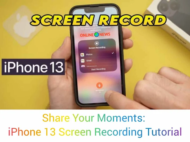 How to Screen Recording on iPhone 13