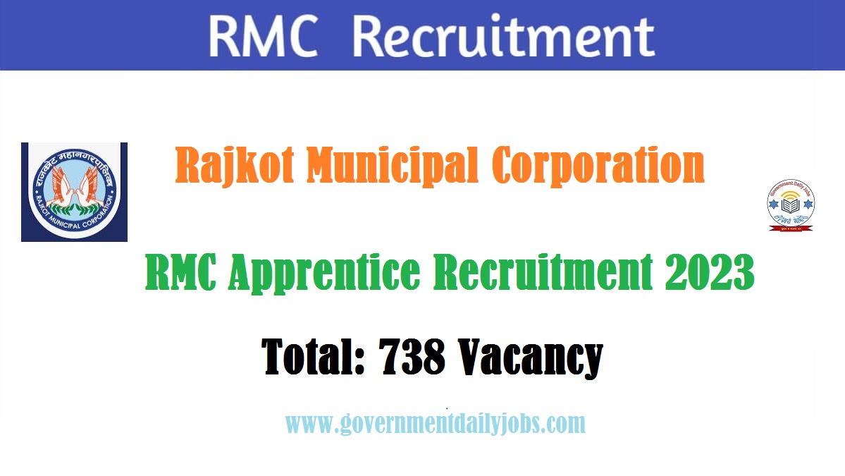 RMC APPRENTICE RECRUITMENT 2023: APPLY ONLINE FOR 871 POSTS